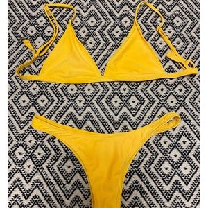 Zaful yellow bikini